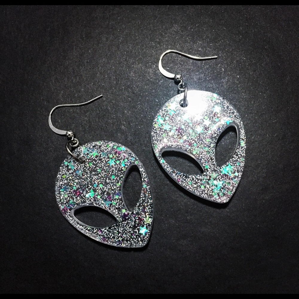 Alien Earrings